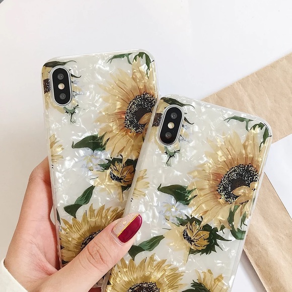NEW iPhone 14/12/Pro/Max Vintage Sunflower case - Picture 5 of 7